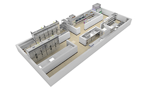 蜀香龍門(mén)湖南路店3D渲染圖